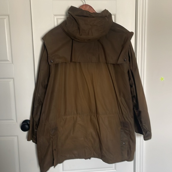 Barbour Classic Durham Waxed Jacket Size 46 Pre-Owned - Picture 5 of 16